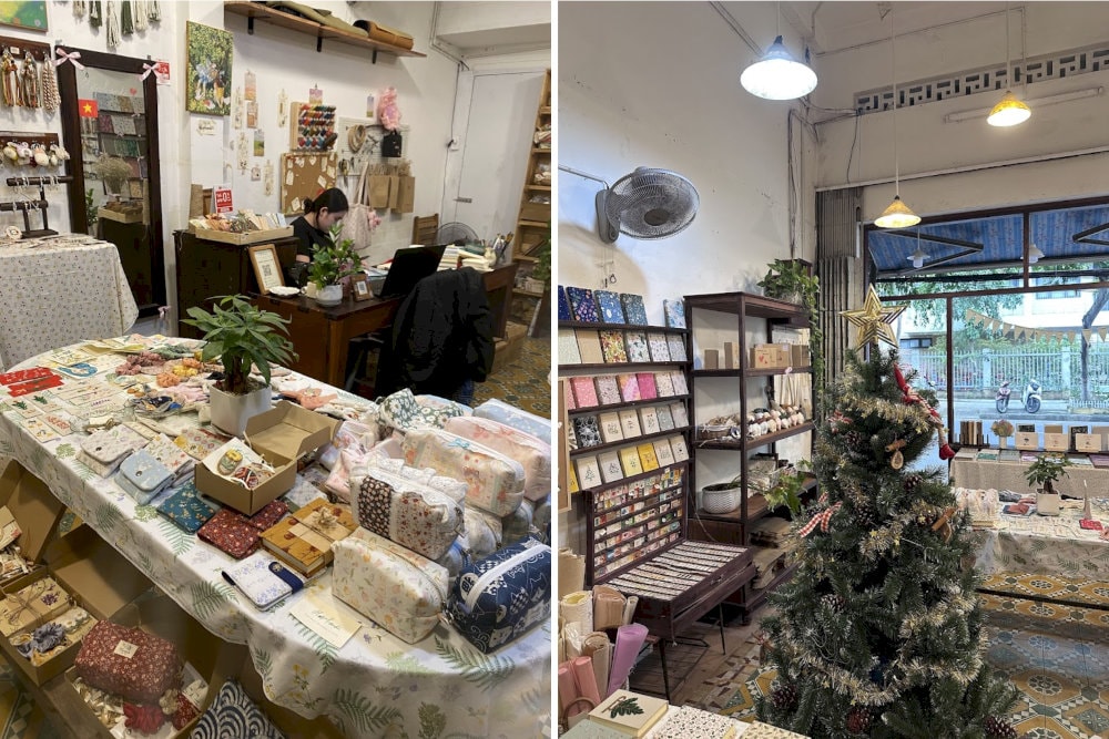 Customers can choose their favorite fabric and create a beautiful handcrafted notebook in just a few minutes 